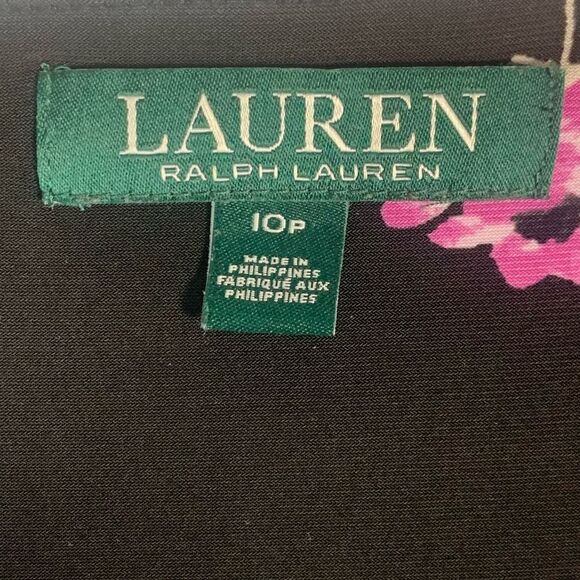 LAUREN RALPH LAUREN Floral Ruched Jersey Dress - Picture 7 of 15